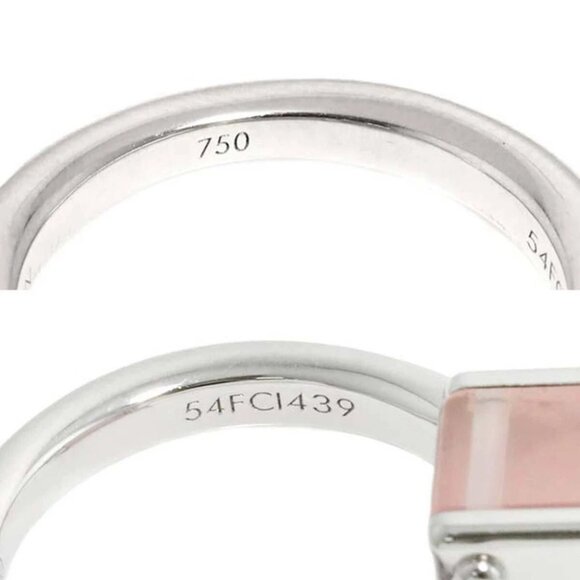 LOUIS VUITTON Bague Quartz Ring 18K WG 750 7.25-7.5(US) 90274805 - Picture 9 of 9